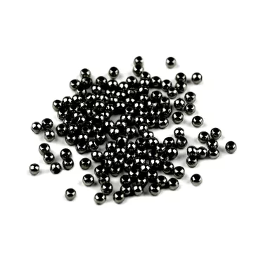   Műanyag teklagyöngyök / Glance gyöngyök Ø3 mm - 02 fekete (500 g-os csomagolás)