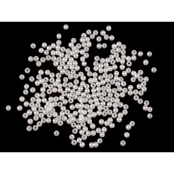 Műanyag teklagyöngyök / Glance gyöngyök Ø3 mm - 03 gyöngyszín (100 g-os csomagolás) Műanyag teklagyöngyök / Glance gyöngyök Ø3 mm - 03 gyöngyszín (100 g-os csomagolás)
