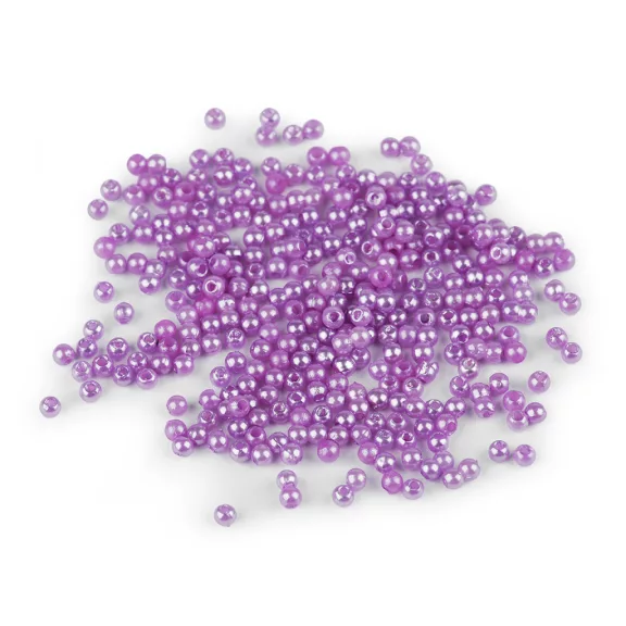 Műanyag teklagyöngyök / Glance gyöngyök Ø3 mm - 26 lila (10 g-os csomagolás) Műanyag teklagyöngyök / Glance gyöngyök Ø3 mm - 26 lila (10 g-os csomagolás)