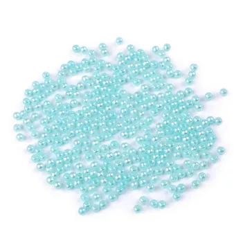  Műanyag teklagyöngyök / Glance gyöngyök Ø3 mm - 32 menta (500 g-os csomagolás)