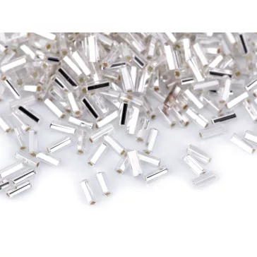   Rokajl Preciosa szalmagyöngy4,5 mm-es kásagyüngy - 78102 ezüst (200 g-os csomagolás)