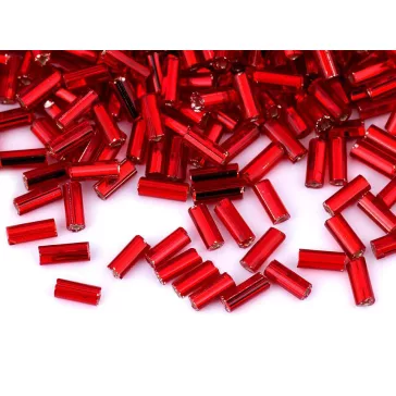   Rokajl Preciosa szalmagyöngy4,5 mm-es kásagyüngy - 97050 piros (200 g-os csomagolás)