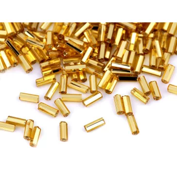   Rokajl Preciosa szalmagyöngy4,5 mm-es kásagyüngy - 17020 világos arany (400 g-os csomagolás)