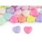 Műanyag gyöngyök csillag, szív, virág 20 g - 3 (15x15 mm) mix csillag (1 zacskó)