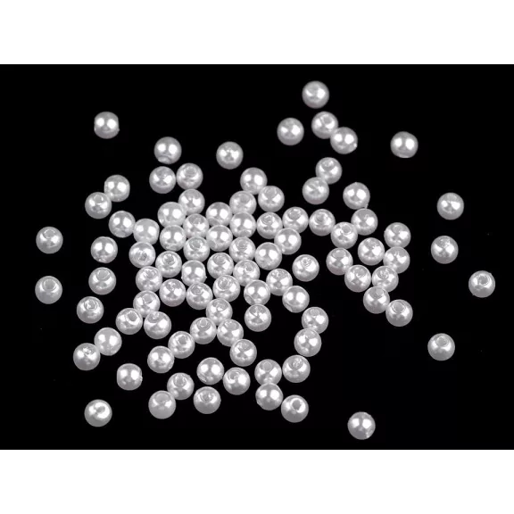 Műanyag viaszos gyöngyök / Glance Ø4 mm - F2 fehér (450 g-os csomagolás) Műanyag viaszos gyöngyök / Glance Ø4 mm - F2 fehér (450 g-os csomagolás)
