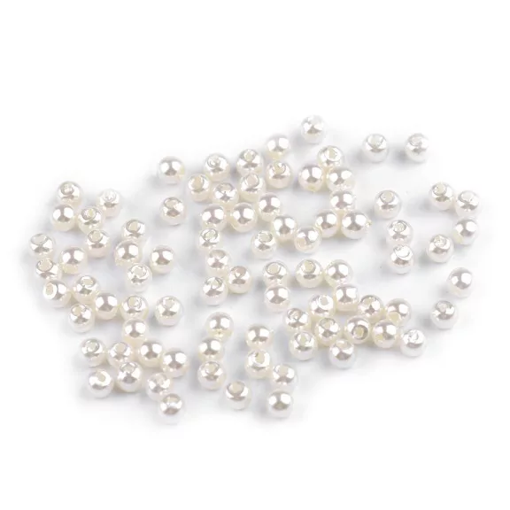 Műanyag viaszos gyöngyök / Glance Ø4 mm - F1 gyöngyszín (10 g-os csomagolás) Műanyag viaszos gyöngyök / Glance Ø4 mm - F1 gyöngyszín (10 g-os csomagolás)