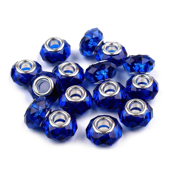 Pandora nagylyukú gyöngy köztes 14,5x9 mm - 19 tengerészkék (20 db-os csomagolás) Pandora nagylyukú gyöngy köztes 14,5x9 mm - 19 tengerészkék (20 db-os csomagolás)