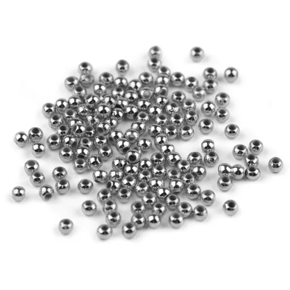 Műanyag teklagyöngyök / Glance Metalic gyöngyök Ø 4mm - 1 platina (10 g-os csomagolás) Műanyag teklagyöngyök / Glance Metalic gyöngyök Ø 4mm - 1 platina (10 g-os csomagolás)