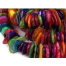 Gyöngy töredékek szilonon - multicolor (5 zsinór) Gyöngy töredékek szilonon - multicolor (5 zsinór)