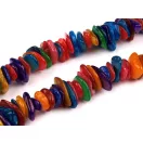 Gyöngy töredékek szilonon - multicolor (5 zsinór) Gyöngy töredékek szilonon - multicolor (5 zsinór)