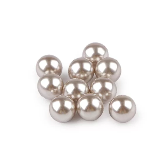 Dekorációs golyócskák / teklagyöngy lyuk nélkül Ø8, 10 mm - 29 (Ø8 mm) szürkés bézs (20 db-os csomagolás) Dekorációs golyócskák / teklagyöngy lyuk nélkül Ø8, 10 mm - 29 (Ø8 mm) szürkés bézs (20 db-os csomagolás)
