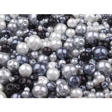   Tekla üveggyöngy méret- és színkeverék Ø4-12 mm - 25 mix (50 g-os csomagolás)