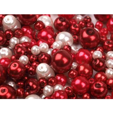   Tekla üveggyöngy méret- és színkeverék Ø4-12 mm - 26 mix (500 g-os csomagolás)