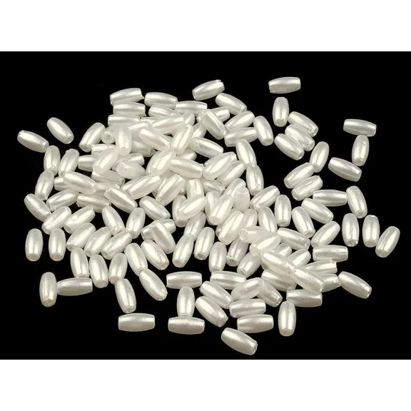 Műanyag teklagyöngyök / Glance rizsszemgyöngyök 3x6 mm - 4 gyöngyszín (250 g-os csomagolás) Műanyag teklagyöngyök / Glance rizsszemgyöngyök 3x6 mm - 4 gyöngyszín (250 g-os csomagolás)