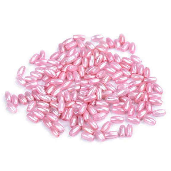 Műanyag teklagyöngyök / Glance rizsszemgyöngyök 3x6 mm - 7 púderrózsaszín (10 g-os csomagolás) Műanyag teklagyöngyök / Glance rizsszemgyöngyök 3x6 mm - 7 púderrózsaszín (10 g-os csomagolás)