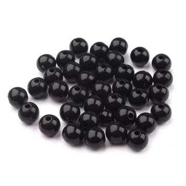   Műanyag göngyök Transparent Ø8 mm - 5 fekete (500 g-os csomagolás)