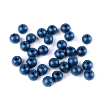 Fa gyöngyök Ø10mm - 14 kék delta (1000 g-os csomagolás)