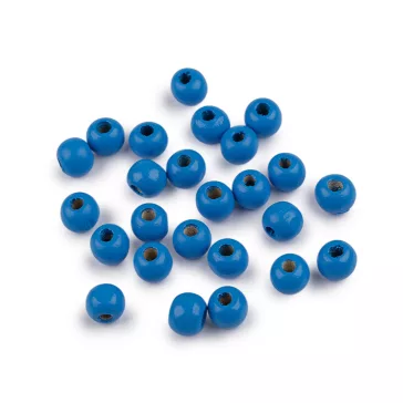 Fa gyöngyök Ø10mm - 24 kék (1000 g-os csomagolás)