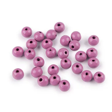 Fa gyöngyök Ø10mm - 32 lila (1000 g-os csomagolás)