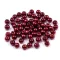 Tekla üveggyöngy Ø6 mm - 39A bordó (50 g-os csomagolás)