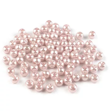   Tekla üveggyöngy Ø6 mm - 43B púderrózsaszín (1000 g-os csomagolás)