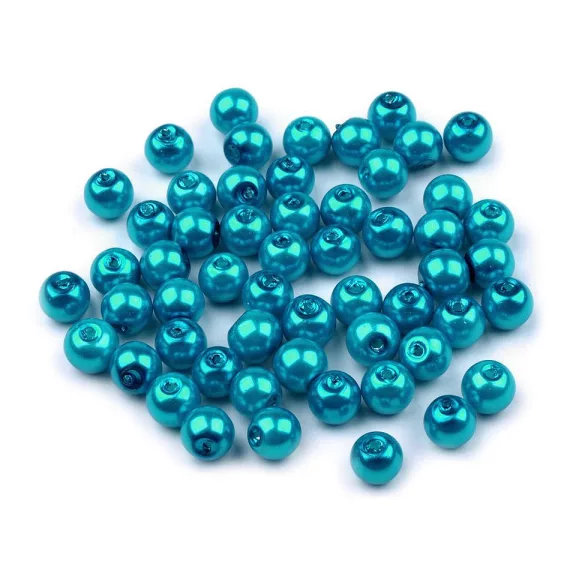 Tekla üveggyöngy Ø6 mm - 67A türkisz tengeri (50 g-os csomagolás) Tekla üveggyöngy Ø6 mm - 67A türkisz tengeri (50 g-os csomagolás)