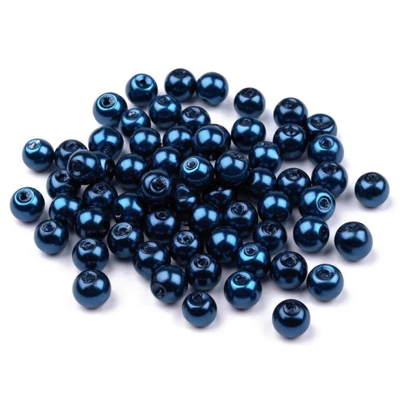 Tekla üveggyöngy Ø6 mm - 72B párizsikék (500 g-os csomagolás) Tekla üveggyöngy Ø6 mm - 72B párizsikék (500 g-os csomagolás)