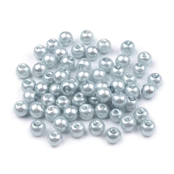 Tekla üveggyöngy Ø6 mm - 09B galamb kék (50 g-os csomagolás) Tekla üveggyöngy Ø6 mm - 09B galamb kék (50 g-os csomagolás)