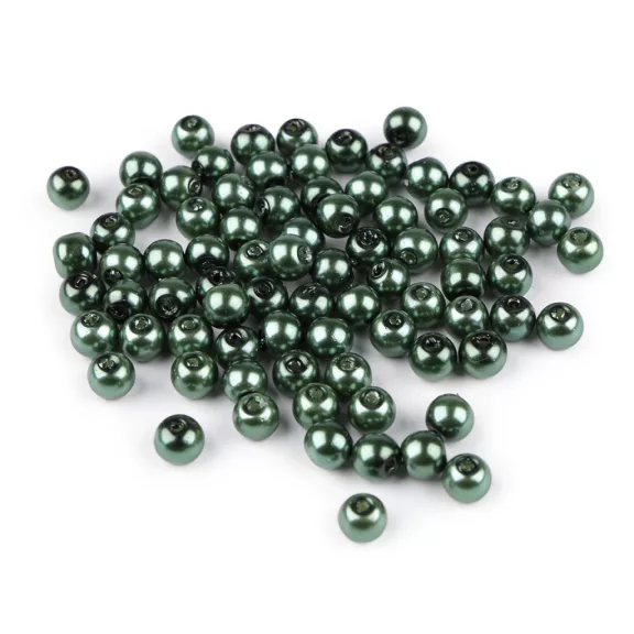 Tekla üveggyöngy Ø6 mm - 59B zöld sötét (50 g-os csomagolás) Tekla üveggyöngy Ø6 mm - 59B zöld sötét (50 g-os csomagolás)