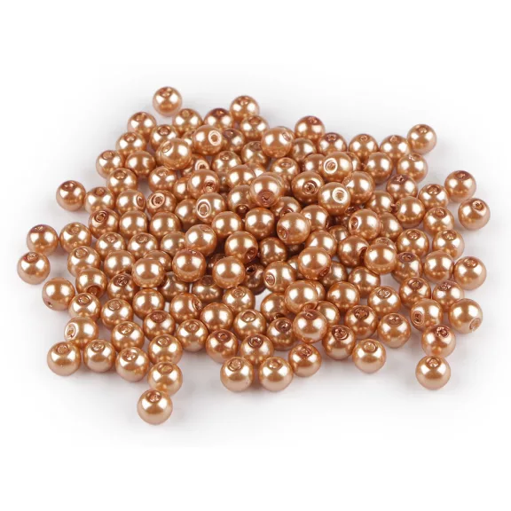 Tekla üveggyöngy Ø6 mm - 48B középarany (500 g-os csomagolás) Tekla üveggyöngy Ø6 mm - 48B középarany (500 g-os csomagolás)