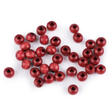   Fagyöngyök Ø8-9  mm - 18 sötétpiros (100 g-os csomagolás)