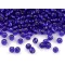 Üveg kásagyöngyök 6/0 - 4 mm-es áthúzóval - 28 blue dark (450 g-os csomagolás)
