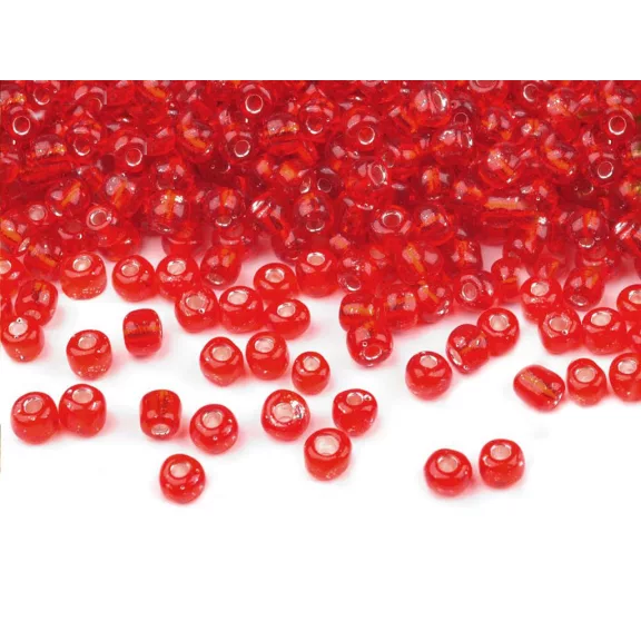 Üveg kásagyöngyök 8/0 - 3 mm-es áthúzóval - 25 piros (1350 g-os csomagolás) Üveg kásagyöngyök 8/0 - 3 mm-es áthúzóval - 25 piros (1350 g-os csomagolás)