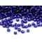 Üveg kásagyöngyök 8/0 - 3 mm-es áthúzóval - 28 blue dark (450 g-os csomagolás)