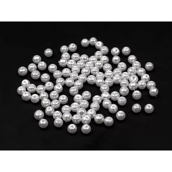 Tekla üveggyöngy Ø4 mm - 01B fehér (250 g-os csomagolás) Tekla üveggyöngy Ø4 mm - 01B fehér (250 g-os csomagolás)