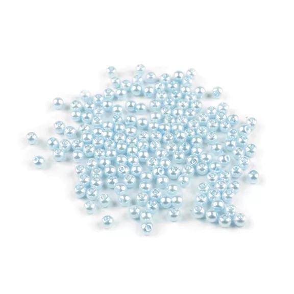 Tekla üveggyöngy Ø4 mm - 09B jégkék (250 g-os csomagolás) Tekla üveggyöngy Ø4 mm - 09B jégkék (250 g-os csomagolás)