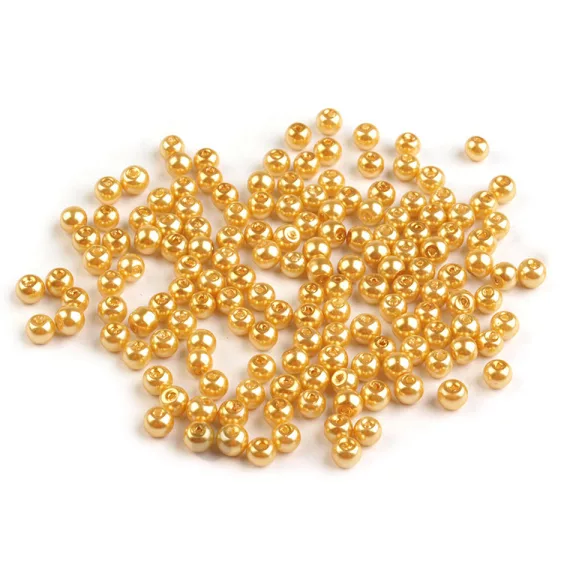 Tekla üveggyöngy Ø4 mm - 28B arany klasszik (50 g-os csomagolás) Tekla üveggyöngy Ø4 mm - 28B arany klasszik (50 g-os csomagolás)