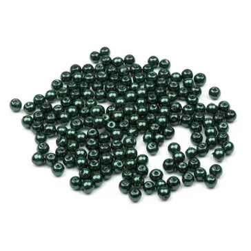   Tekla üveggyöngy Ø4 mm - 59B zöld sötét (500 g-os csomagolás)