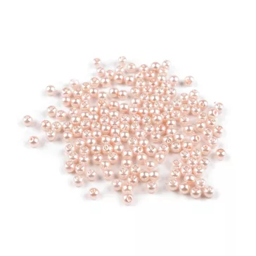   Tekla üveggyöngy Ø4 mm - 03B rózsszín legvilágosab (50 g-os csomagolás)