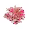 Vegyes üveggyöngyök - 17 pink (50 g-os csomagolás)