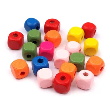   Fagyöngy szines kocka 10x10 mm  2. osztály - mix (100 g-os csomagolás)