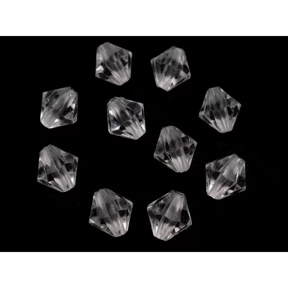Műanyag csiszolt gyöngyök / napocska 8x8 mm - 1 - 01 Transparent (20 g-os csomagolás) Műanyag csiszolt gyöngyök / napocska 8x8 mm - 1 - 01 Transparent (20 g-os csomagolás)
