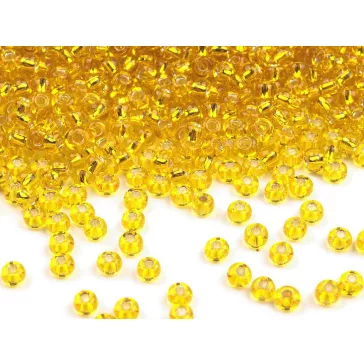   Preciosa kásagyöngy 10/0 - 2,3 mm - 87010 sárga nárcsisz (250 g-os csomagolás)