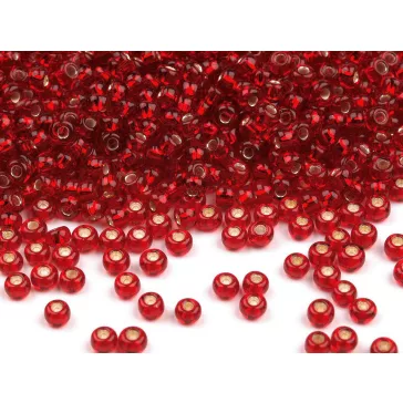   Preciosa kásagyöngy 10/0 - 2,3 mm - 97090 eper piros (250 g-os csomagolás)