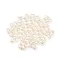 Műanyag teklagyöngyök / Glance oliva gyöngyök 6x10 mm - F1 krém világos (10 g-os csomagolás)