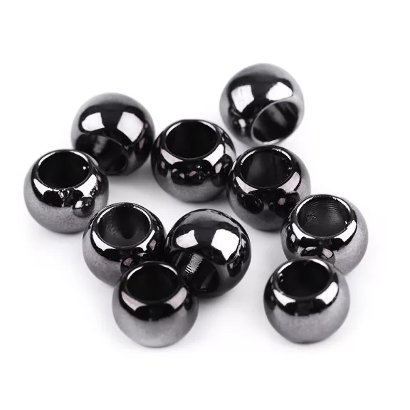 Műanyag gyöngyök Metalic nagy lyukú 8x10 mm - 3 nikkel fekete (1000 db-os csomagolás) Műanyag gyöngyök Metalic nagy lyukú 8x10 mm - 3 nikkel fekete (1000 db-os csomagolás)