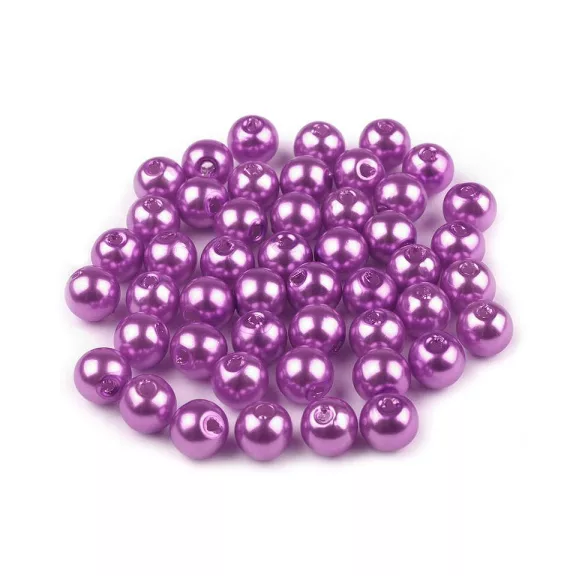 Műanyag teklagyöngyök / Glance gyöngyök Ø6 mm - F25 lila dunkel (500 g-os csomagolás) Műanyag teklagyöngyök / Glance gyöngyök Ø6 mm - F25 lila dunkel (500 g-os csomagolás)