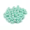Műanyag teklagyöngyök / Glance gyöngyök Ø6 mm - F18 menta (20 g-os csomagolás)