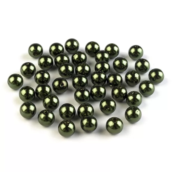 Műanyag teklagyöngyök / Glance gyöngyök Ø8 mm - F37 zöld sötét khaki (100 g-os csomagolás) Műanyag teklagyöngyök / Glance gyöngyök Ø8 mm - F37 zöld sötét khaki (100 g-os csomagolás)