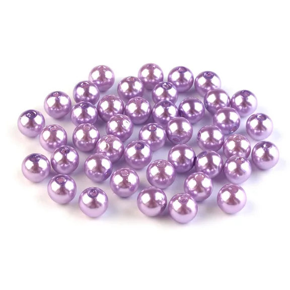 Műanyag teklagyöngyök / Glance gyöngyök Ø8 mm - F24 világosabb lila (20 g-os csomagolás) Műanyag teklagyöngyök / Glance gyöngyök Ø8 mm - F24 világosabb lila (20 g-os csomagolás)